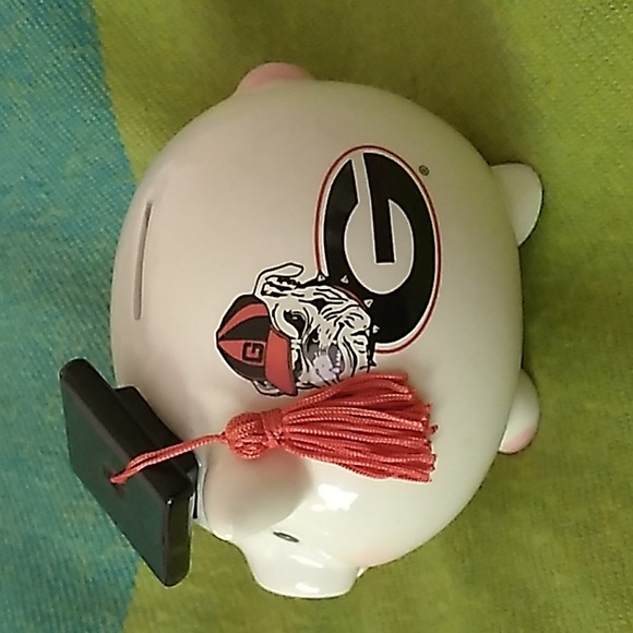 University of Georgia Bulldogs College Fund Piggy Bank - Picture 2 of 8